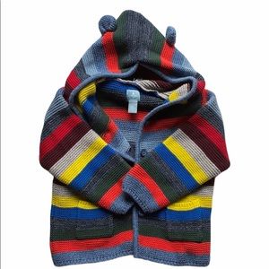 Gap bear ear cardigan sweater